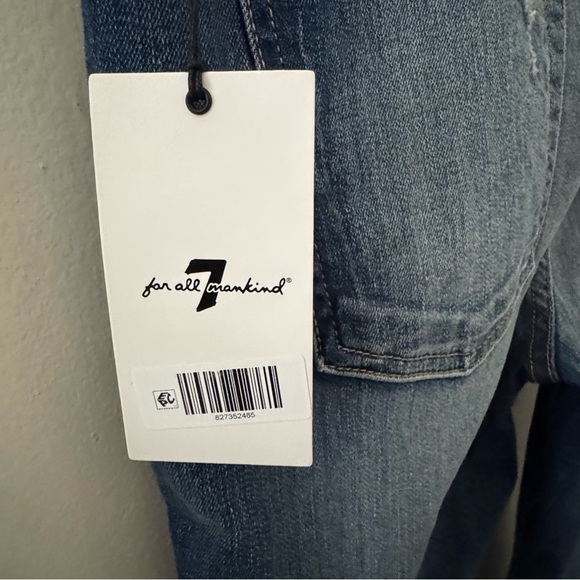 NWT 7 For All Mankind Distressed Denim Jeans 32 - Picture 10 of 14